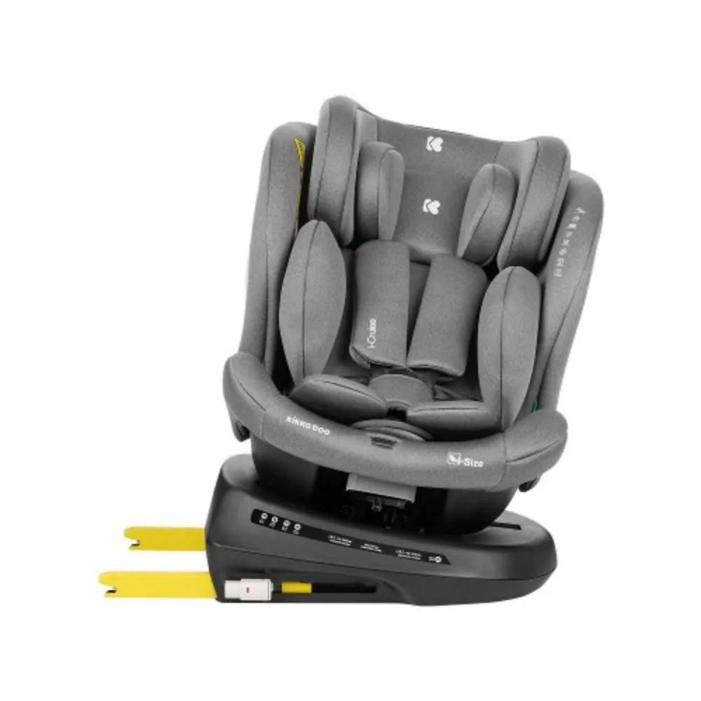 KIKKA BOO AUTO SEDISTE I-SIZE (40-150 CM) CRUSE LIGHT GREY