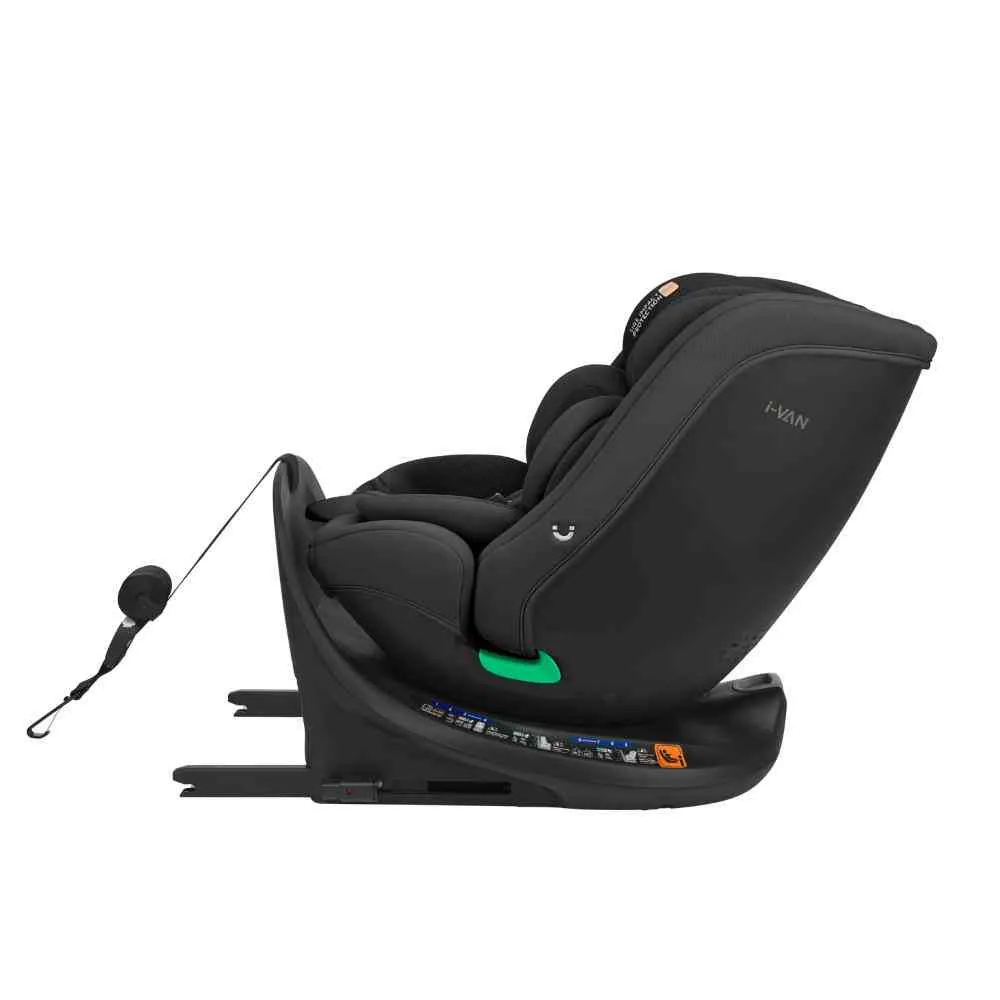 KIKKA BOO AUTO SEDISTE I-SIZE (40-150 CM) I-VAN BLACK 