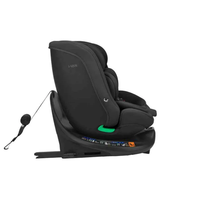 KIKKA BOO AUTO SEDISTE I-SIZE (40-150 CM) I-VAN BLACK 