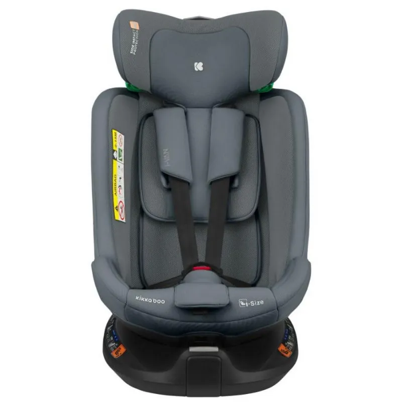 KIKKA BOO AUTO SEDISTE I-SIZE (40-150 CM) I-VAN DARK GREY