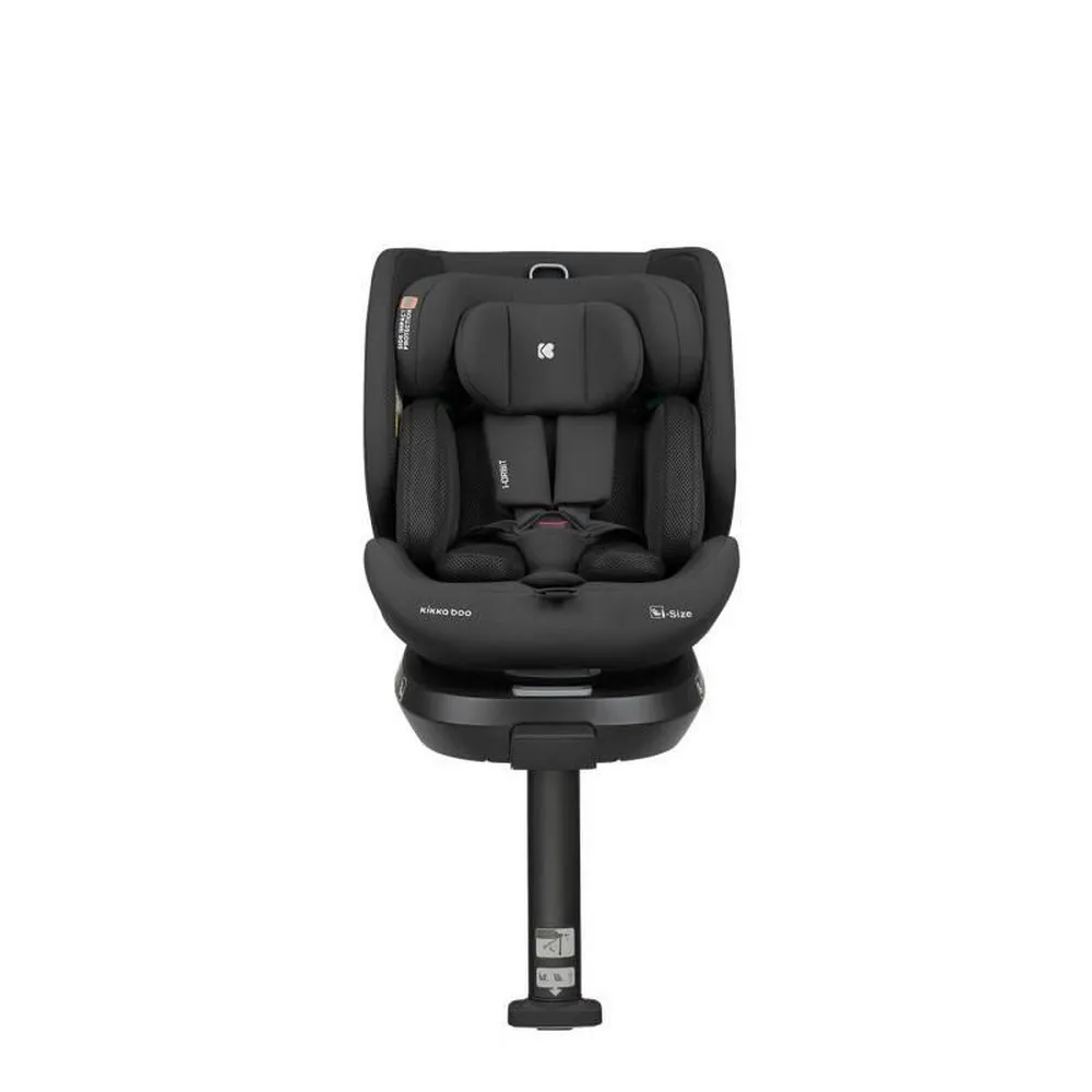KIKKA BOO AUTO SEDISTE I-SIZE (40-150 CM) I-ORBIT BLACK