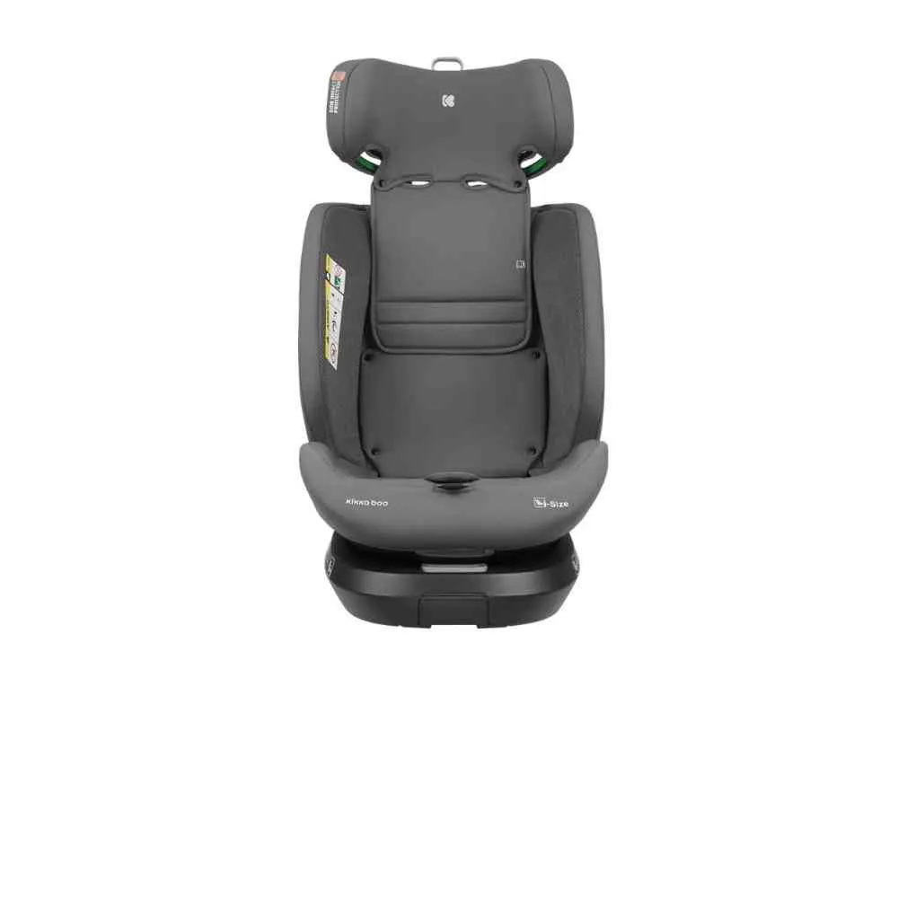 KIKKA BOO AUTO SEDISTE I-SIZE (40-150 CM) I-ORBIT DARK GREY 