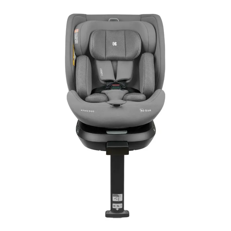 KIKKA BOO AUTO SEDISTE I-SIZE (40-150 CM) I-ORBIT LIGHT GREY 