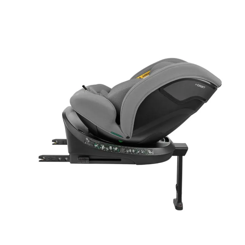 KIKKA BOO AUTO SEDISTE I-SIZE (40-150 CM) I-ORBIT LIGHT GREY 