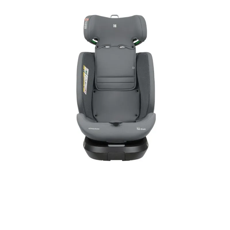KIKKA BOO AUTO SEDISTE I-SIZE (40-150 CM) I-ORBIT LIGHT GREY 