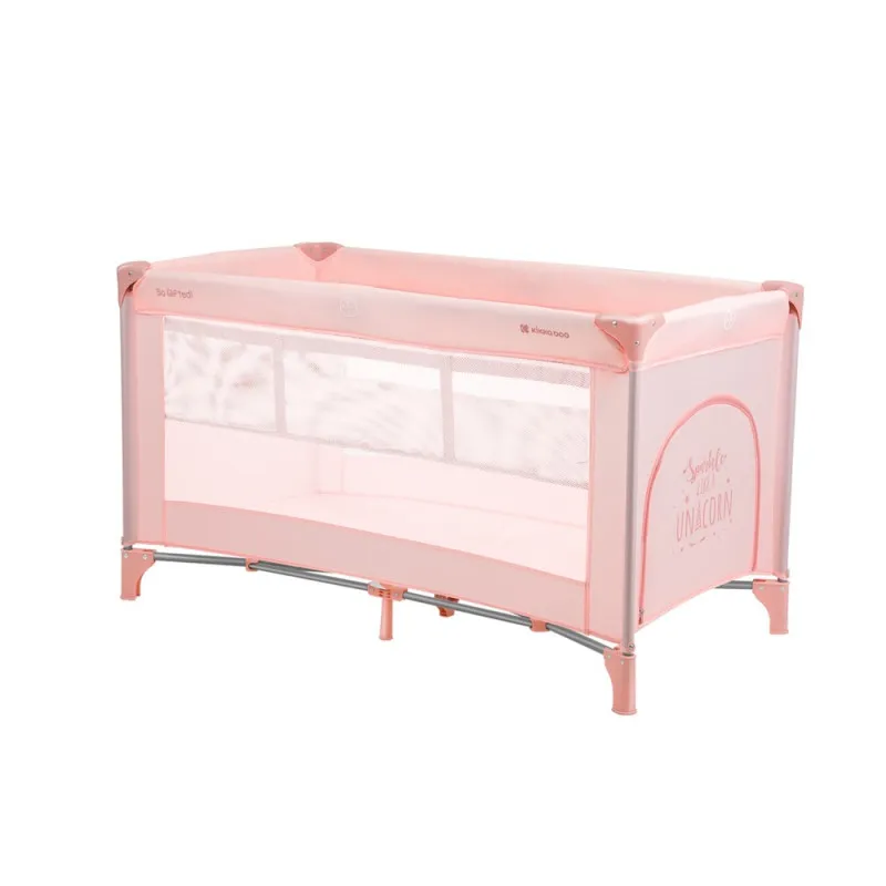 KIKKA BOO PRENOSIVI KREVETAC SA DVA NIVOA SO GIFTED PINK