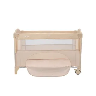 KIKKA BOO PRENOSIVI KREVETAC SA DVA NIVOA MILKY WAY BEIGE 