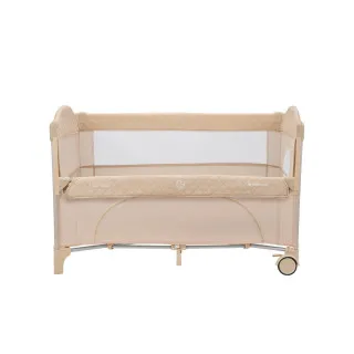KIKKA BOO PRENOSIVI KREVETAC SA DVA NIVOA MILKY WAY BEIGE 