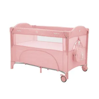 KIKKA BOO PRENOSIVI KREVETAC SA DVA NIVOA MILKY WAY PINK 