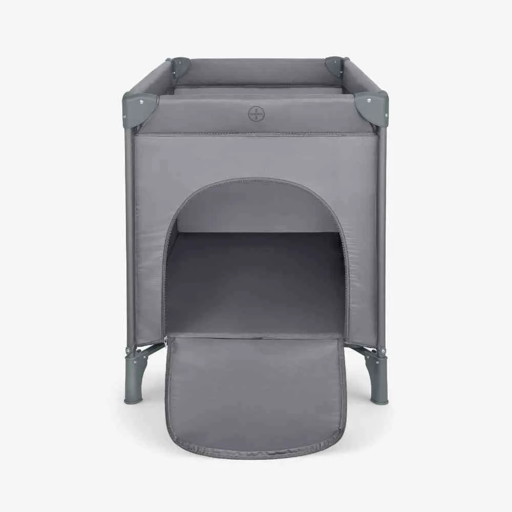 KIKKA BOO PRENOSIVI KREVETAC DVA NIVOA GREY 