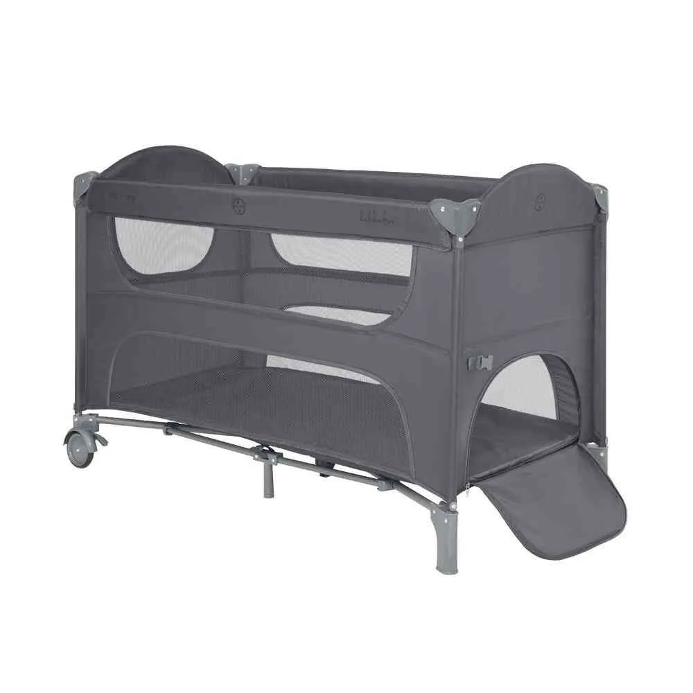 KIKKA BOO PRENOSIVI KREVETAC SA DVA NIVOA MILKY WAY GREY 