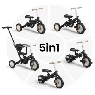 KIKKA BOO TRICIKL 5IN1 FLIP BLACK 