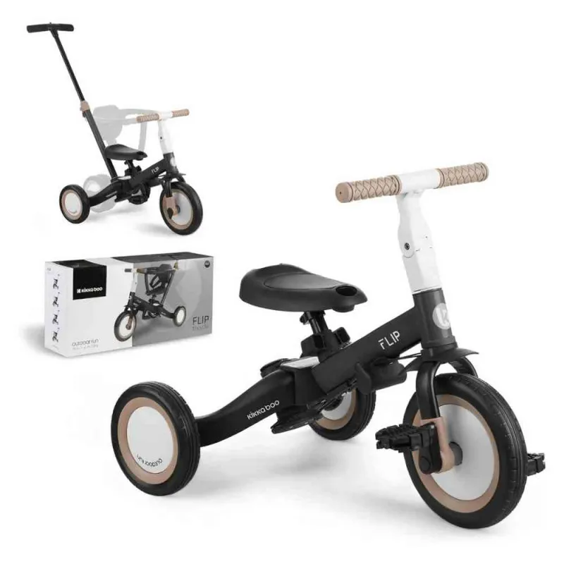 KIKKA BOO TRICIKL 5IN1 FLIP BLACK 