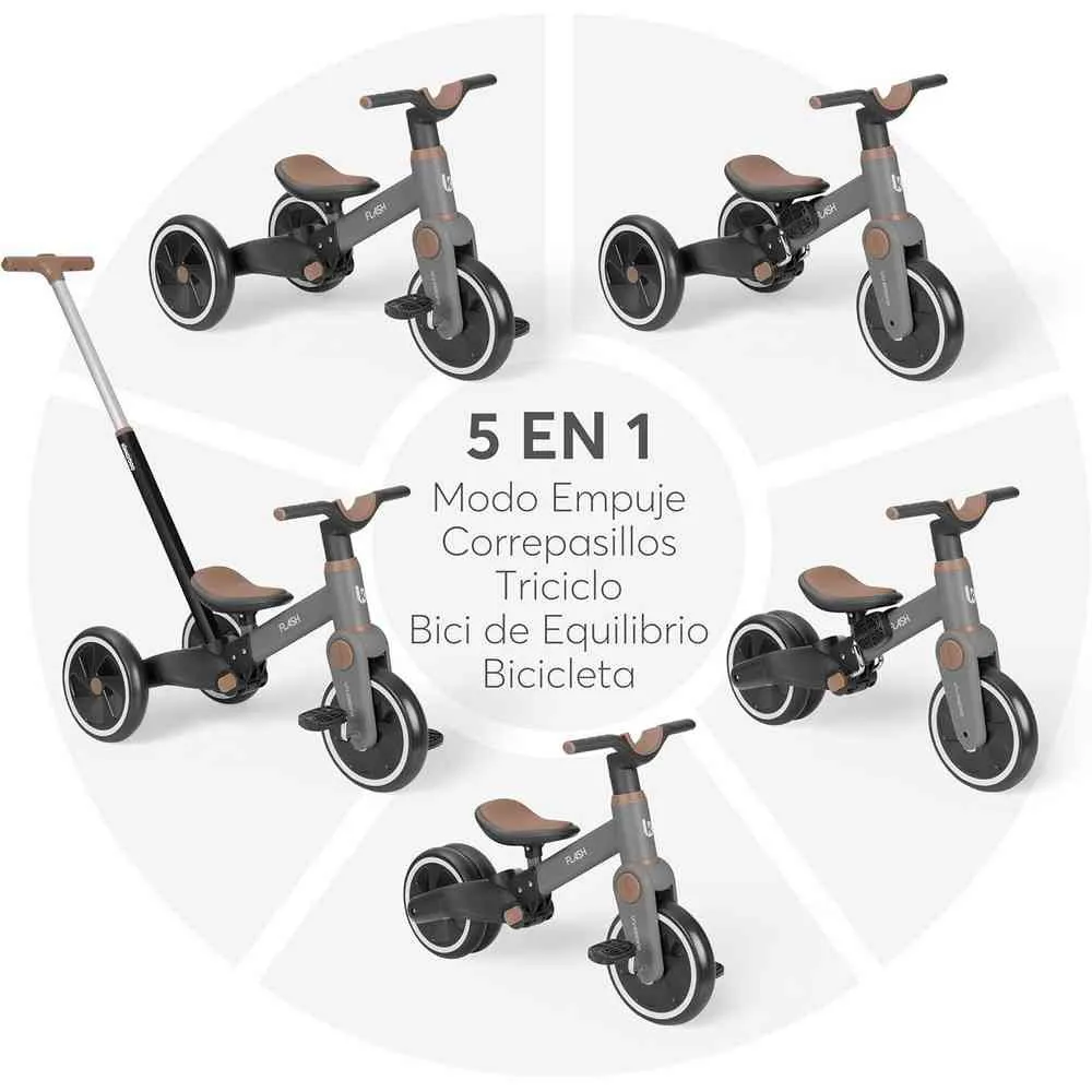 KIKKA BOO TRICIKL 5IN1 FLASH GREY 