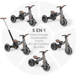 KIKKA BOO TRICIKL 5IN1 FLASH GREY 