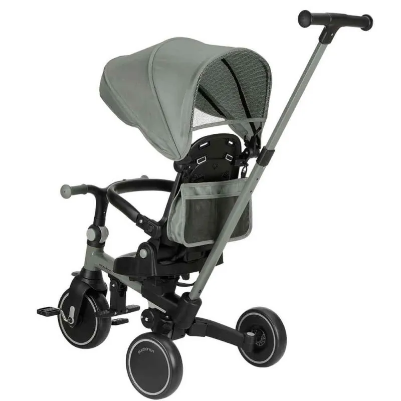 KIKKA BOO TRICIKL 8IN1 ALUMA ARMY GREEN 