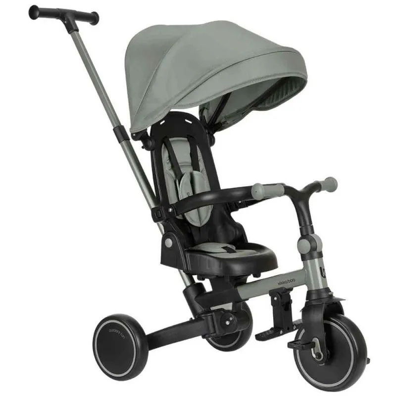 KIKKA BOO TRICIKL 8IN1 ALUMA ARMY GREEN 