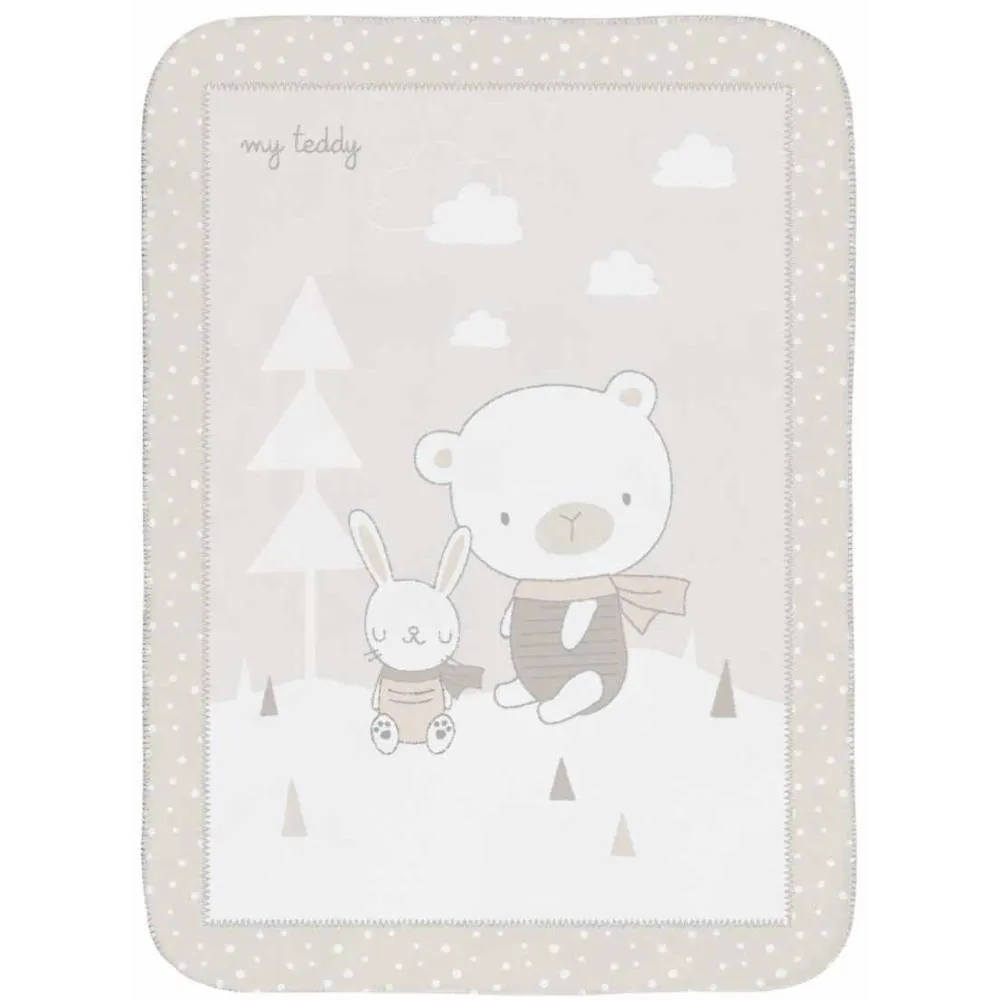 KIKKA BOO CEBE SUPER SOFT MY TEDDY 110X80 CM 