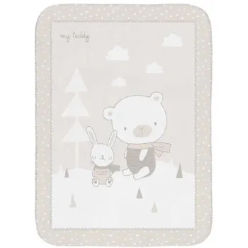 KIKKA BOO CEBE SUPER SOFT MY TEDDY 110X80 CM 