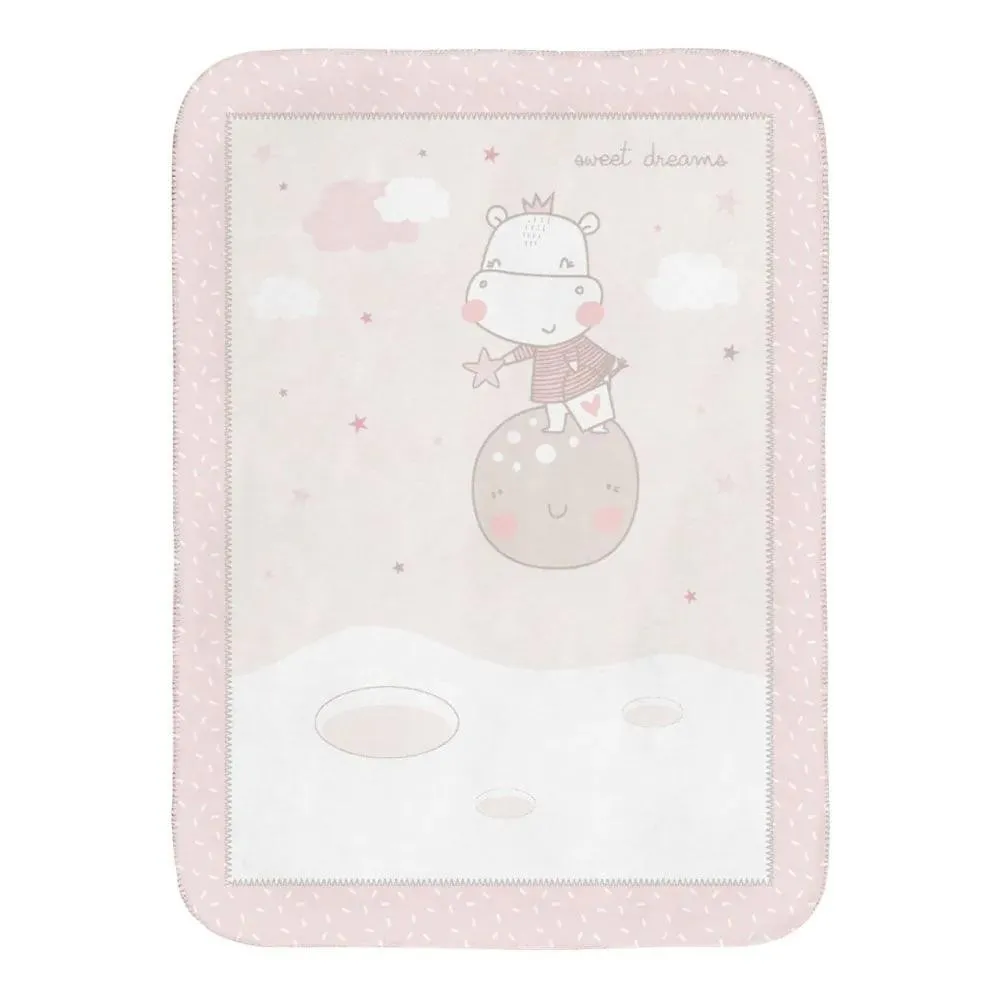 KIKKA BOO CEBE SUPER SOFT HIPPO DREAMS 110X80 CM 