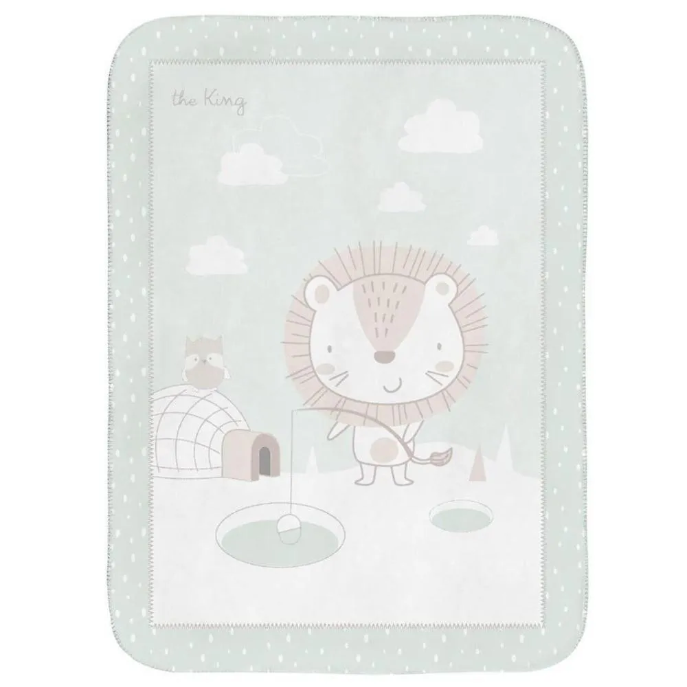 KIKKA BOO CEBE SUPER SOFT JUNGLE KING 110X140 CM 