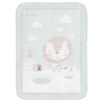 KIKKA BOO CEBE SUPER SOFT JUNGLE KING 110X140 CM 