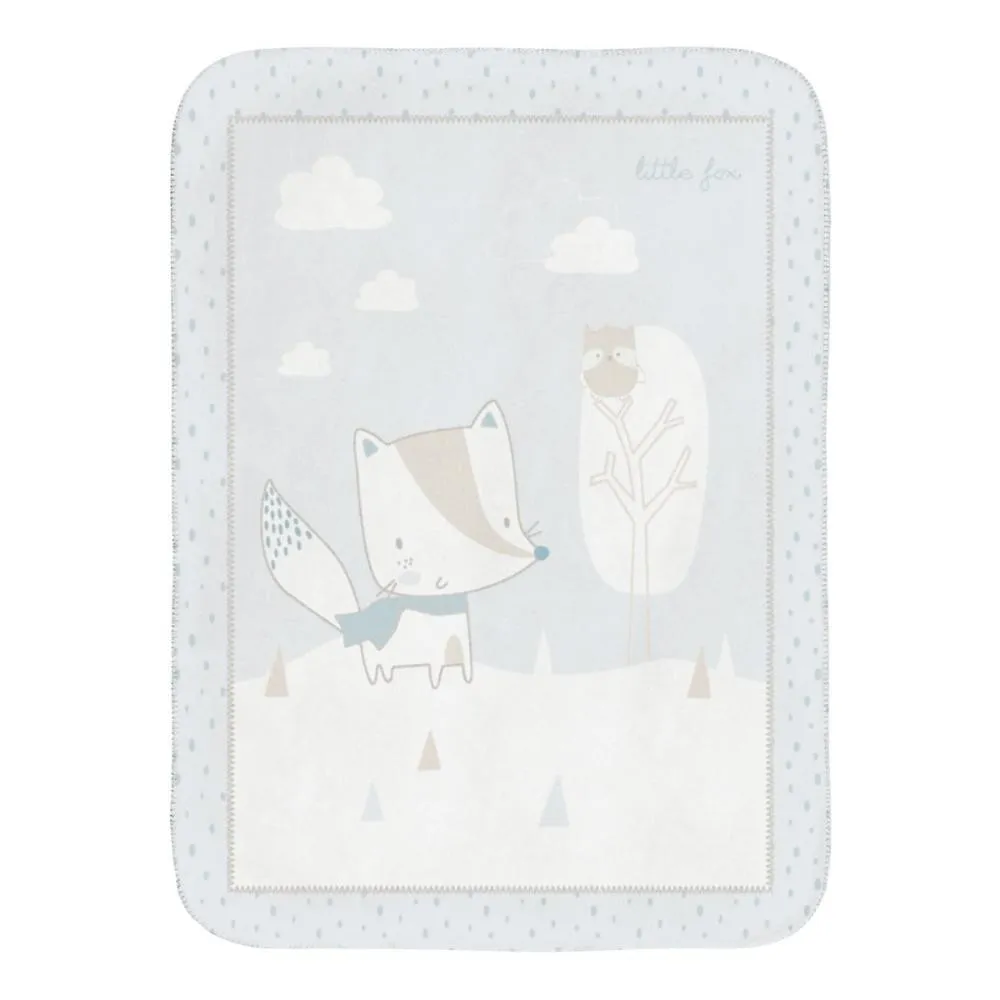 KIKKA BOO CEBE SUPER SOFT LITTLE FOX 80X110 CM 