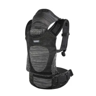 KIKKA BOO NOSILJKA HOODY FLY BLACK