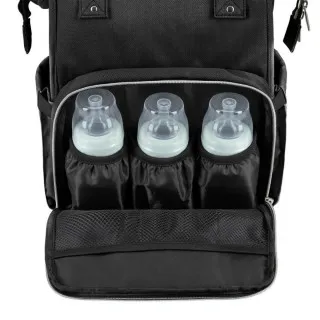 KIKKA BOO RANAC SIENA BLACK&SILVER