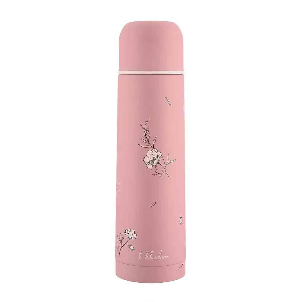 KIKKA BOO TERMOS FLASA 500ML FLORA BLUSH 
