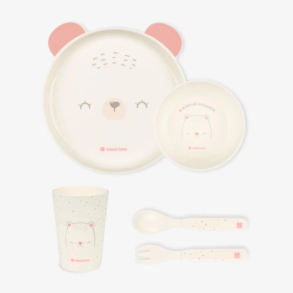 KIKKA BOO SET ZA JELO BEAR WITH ME PINK