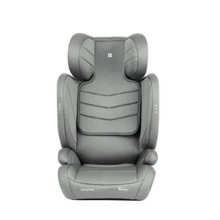 KIKKA BOO AUTO SEDISTE I-SIZE (100-150 CM) I-STAND LIGHT GREY