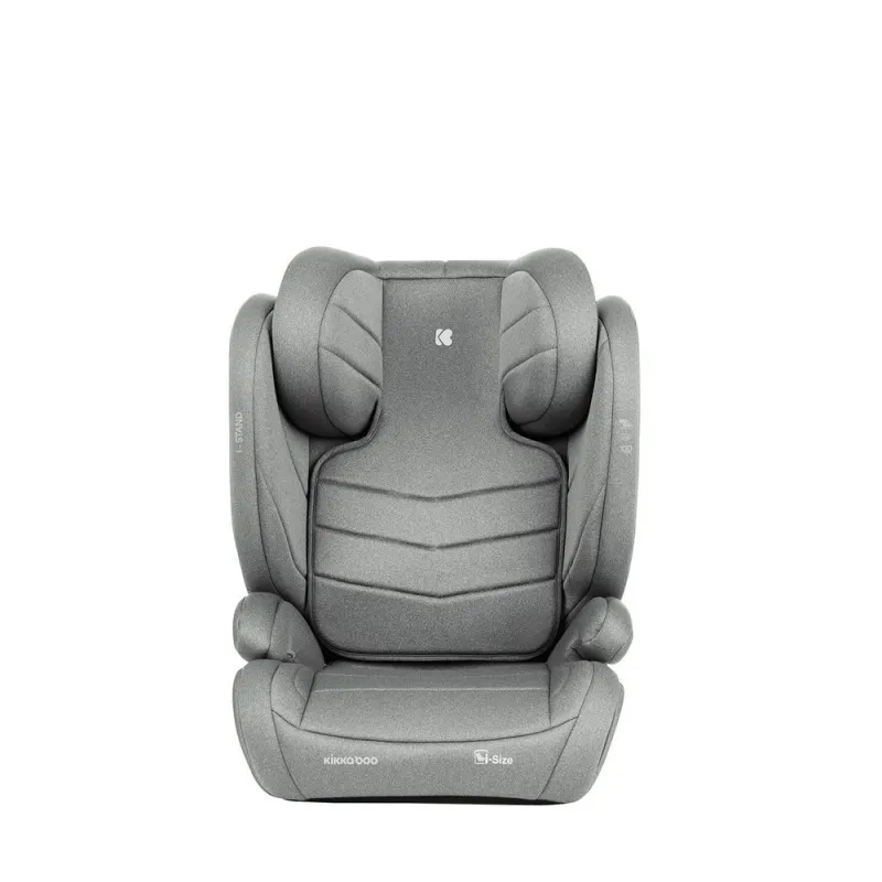 KIKKA BOO AUTO SEDISTE I-SIZE (100-150 CM) I-STAND LIGHT GREY