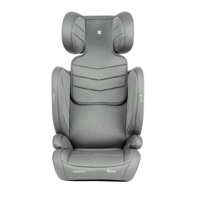 KIKKA BOO AUTO SEDISTE I-SIZE (100-150 CM) I-STAND LIGHT GREY