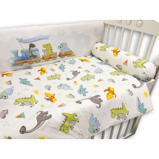 KIDZZ POSTELJINA 8 DELOVA DINO