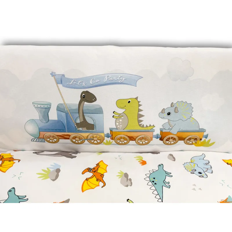 KIDZZ POSTELJINA 8 DELOVA DINO
