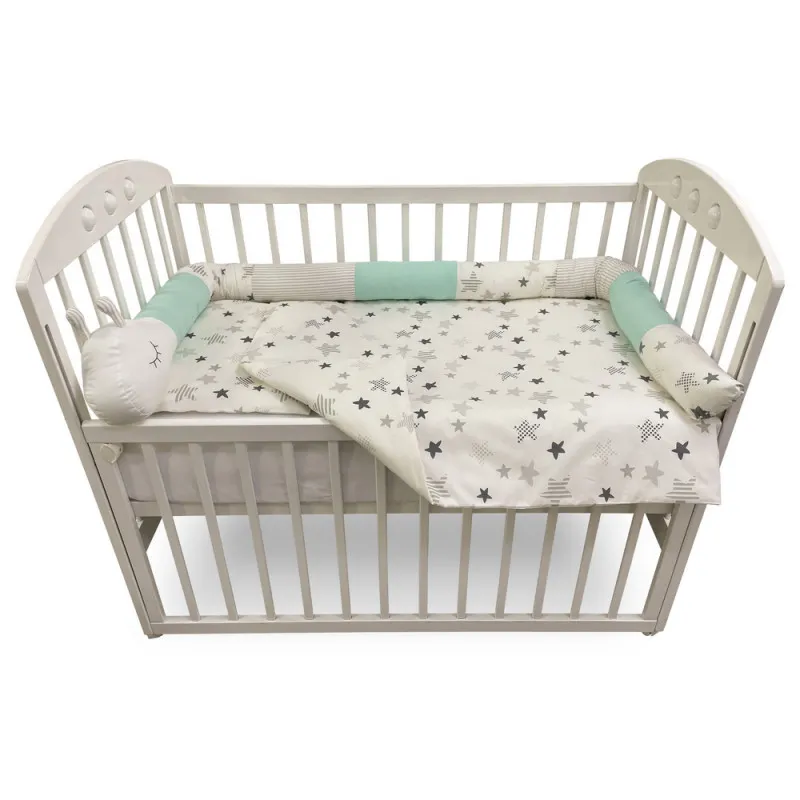 KIDZZ POSTELJINA 6 DELOVA PUZ MINT 