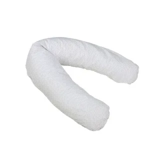 KIDZZ JASTUK ZA TRUDNICE I DOJILJE SIVE PRUGE 145X36CM