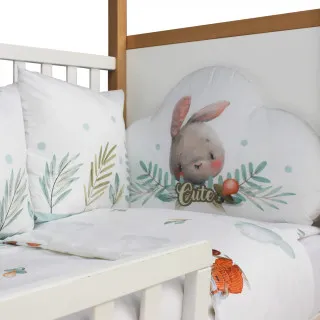 KIDZZ POSTELJINA 10 DELOVA ZEKA MINT