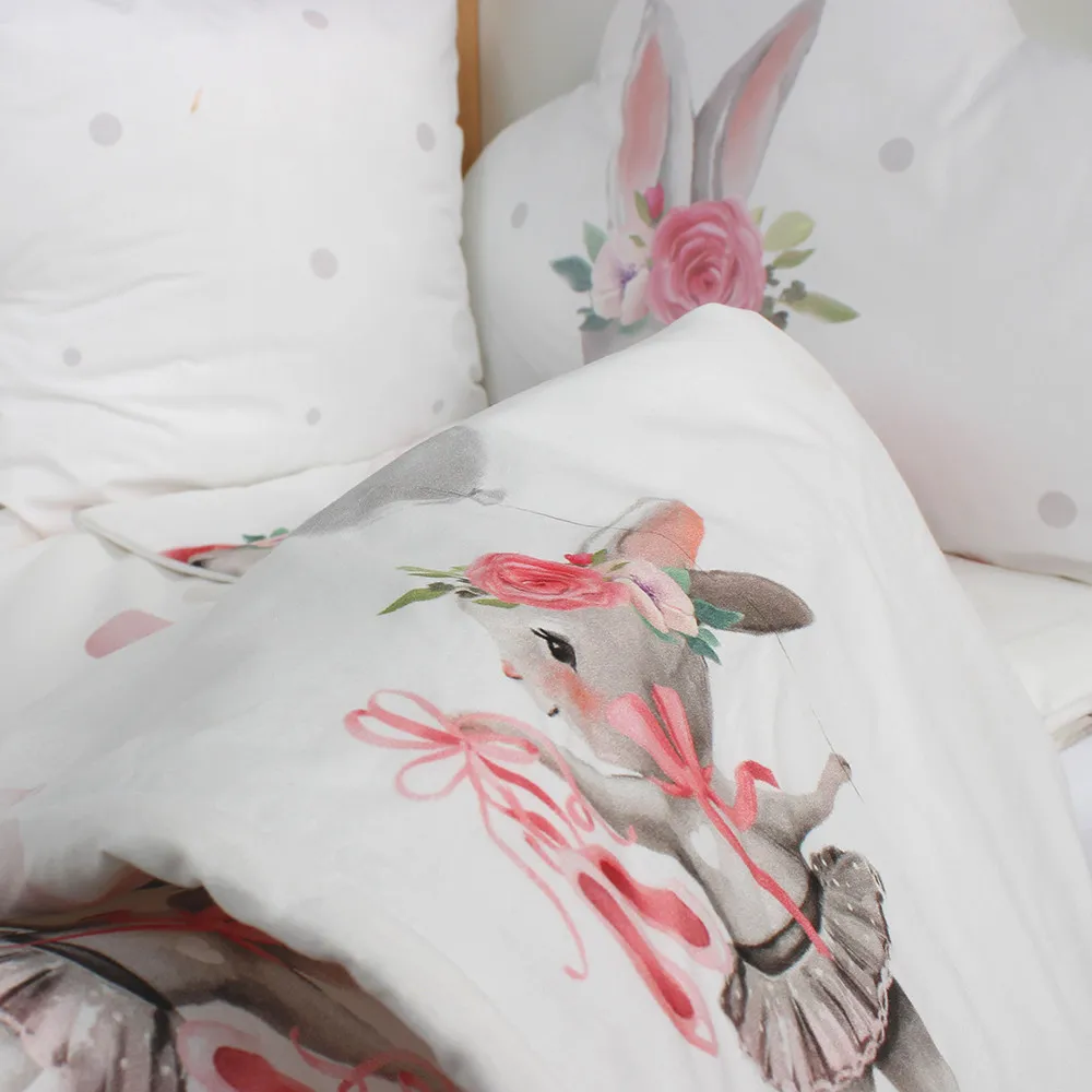 KIDZZ POSTELJINA 10 DELOVA ZEKA ROZE