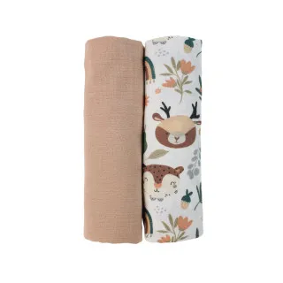 KIDZZ TETRA PELENE OD MUSLINA CAPUCINO 80X80CM 2KOM 