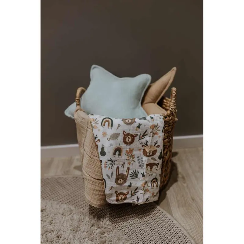 KIDZZ TETRA PELENE OD MUSLINA CAPUCINO 80X80CM 2KOM