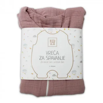 KIDZZ VRECA OD MUSLINA ROZE 0-18M 