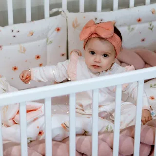 KIDZZ POSTELJINA 6 DELOVA CVETICI