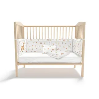 KIDZZ POSTELJINA 6 DELOVA CVETICI