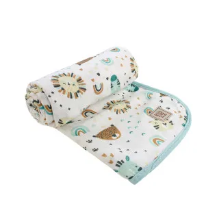 KIDZZ PREKRIVAC OD MUSLINA SARENI MINT 100X85CM 