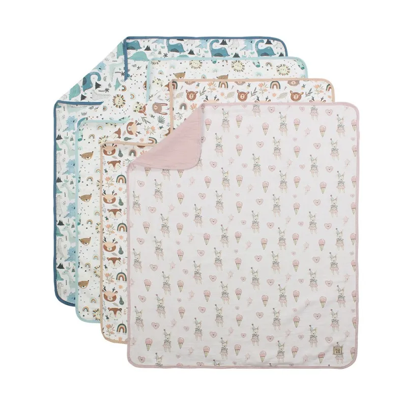 KIDZZ PREKRIVAC OD MUSLINA SARENI MINT 100X85CM