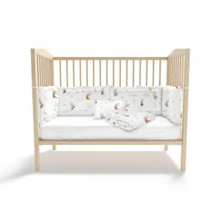 KIDZZ POSTELJINA 6 DELOVA ZEKA MINT
