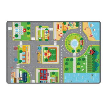 KIDZZ TEPIH PODLOGA ULTRA SOFT AUTO STAZA 120X180X2.5 CM 