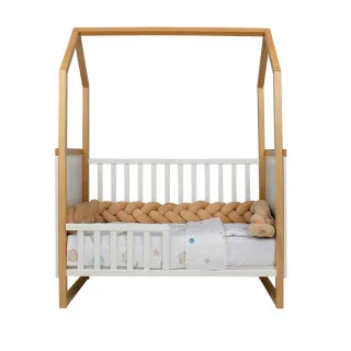 KIDZZ POSTELJINA 4 DELA SA PLETENICOM TUFNE 